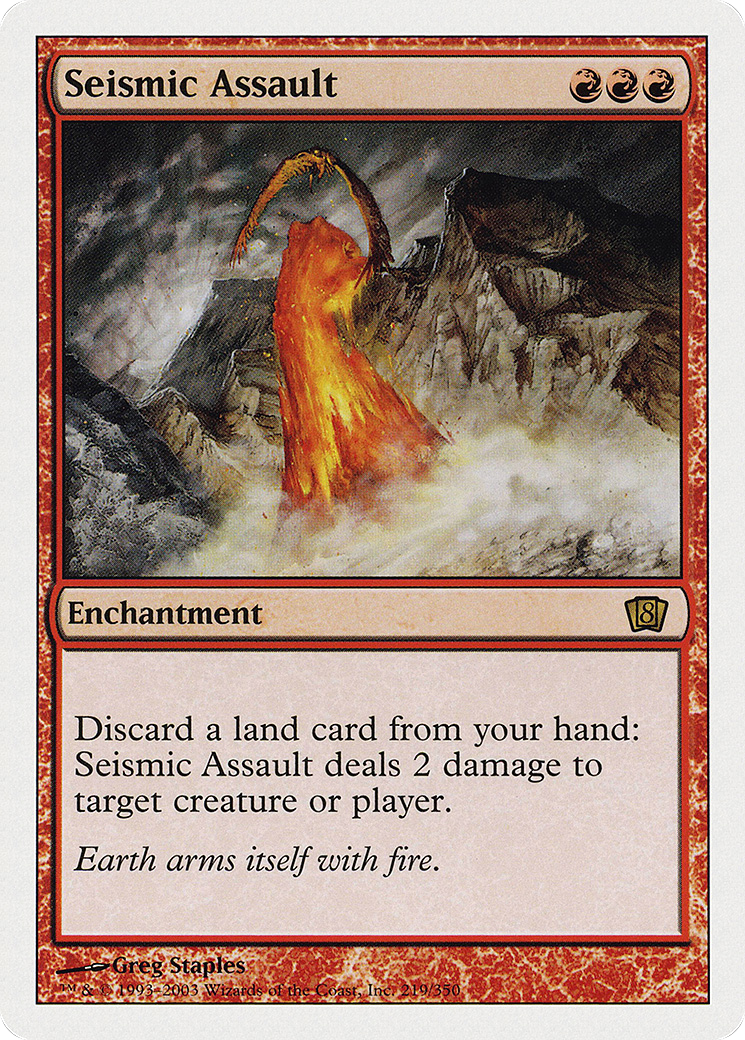 Seismic Assault (8ED-219) - 8th Edition