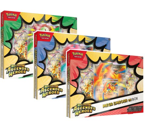 Pokémon TCG: Mega Evolution – Ascended Heroes ex Box
