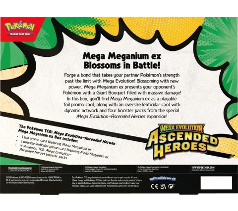 Pokémon TCG: Mega Evolution – Ascended Heroes ex Box