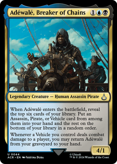 Adewale, Breaker of Chains (ACR-044) - Assassin's Creed Foil