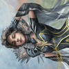 Eriette, the Beguiler // Eriette, the Beguiler (AOTJ-052) - Outlaws of Thunder Junction Art Series (Borderless) Foil