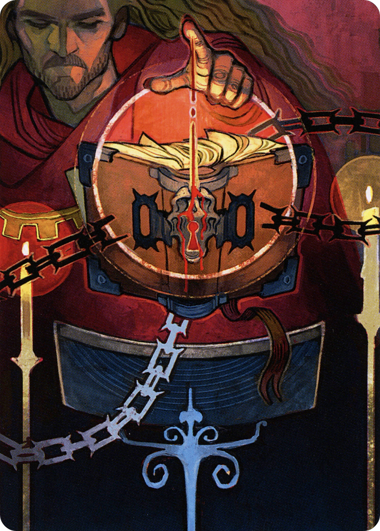 Sign in Blood // Sign in Blood (ASTX-072) - Strixhaven Art Series (Borderless) Foil