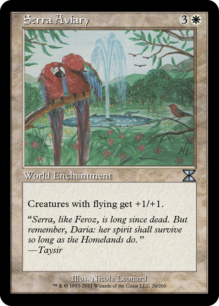 Serra Aviary (ME4-026) - Masters Edition IV