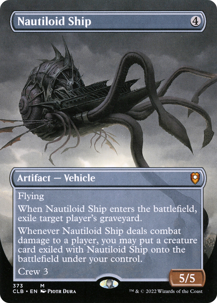 Nautiloid Ship (Borderless) (CLB-373) - Commander Legends: Battle for Baldur's Gate (Borderless)
