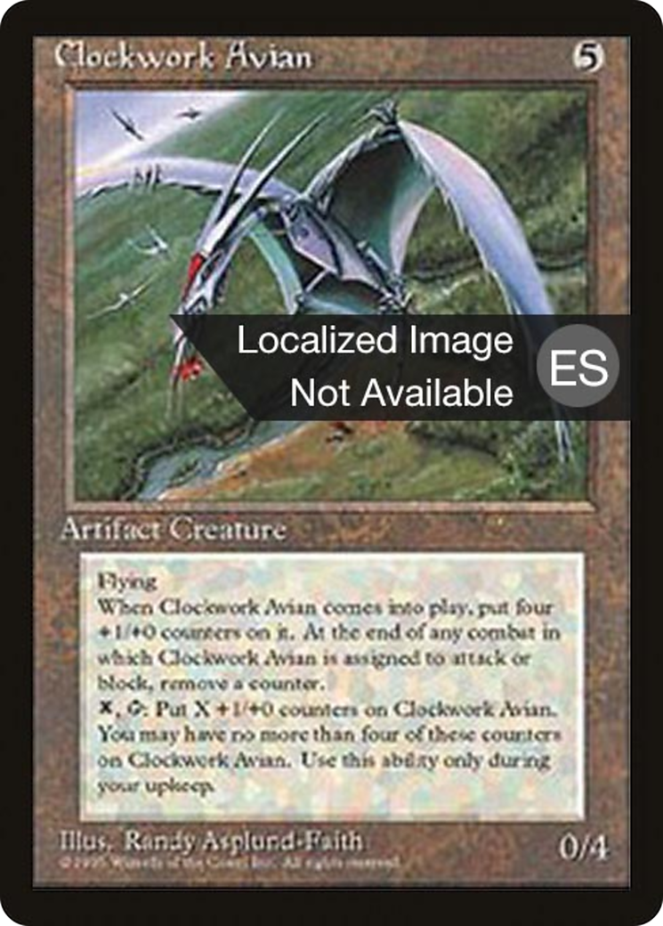 Clockwork Avian (4BB-) - Fourth Edition Foreign Black Border