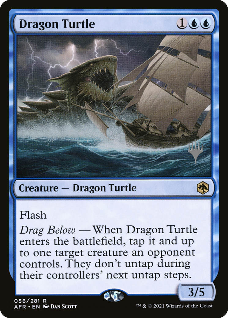 Dragon Turtle (PPAFR-056) - Adventures in the Forgotten Realms Promos Foil