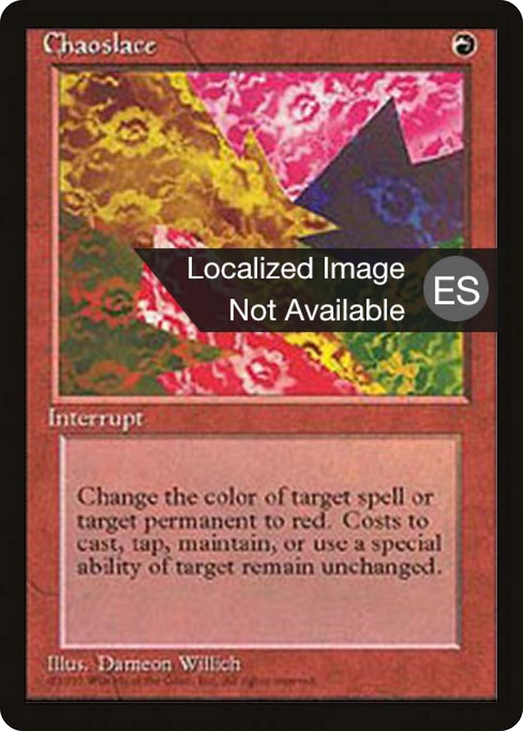 Chaoslace (4BB-) - Fourth Edition Foreign Black Border