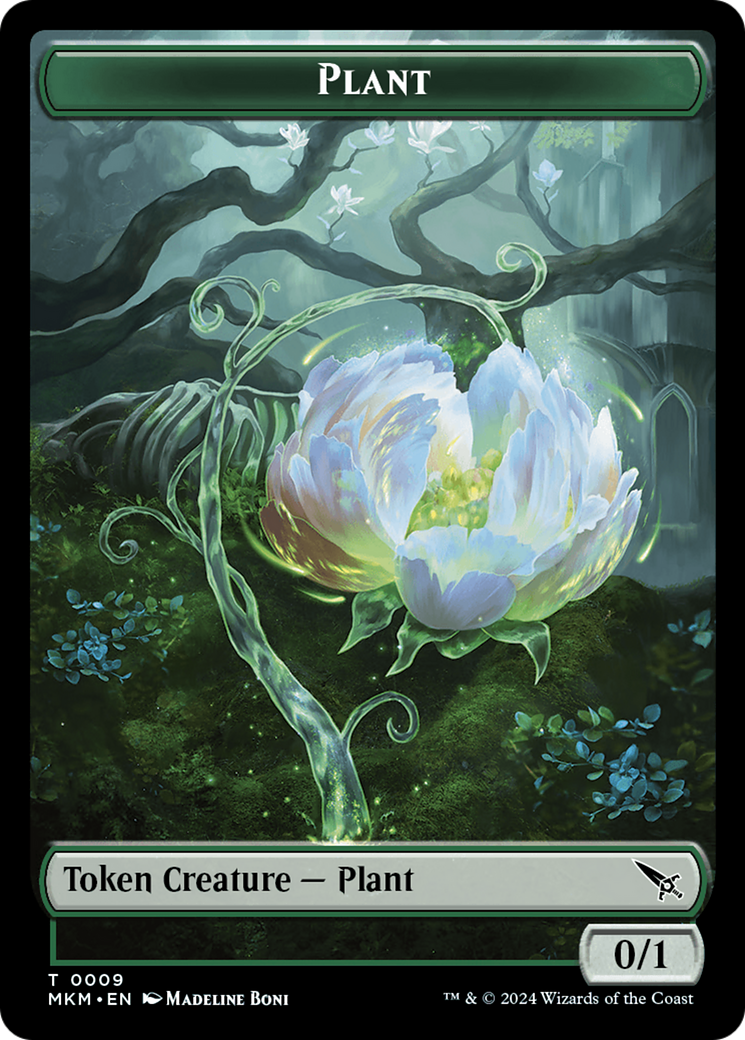 Plant (TMKM-009) - Murders at Karlov Manor Tokens
