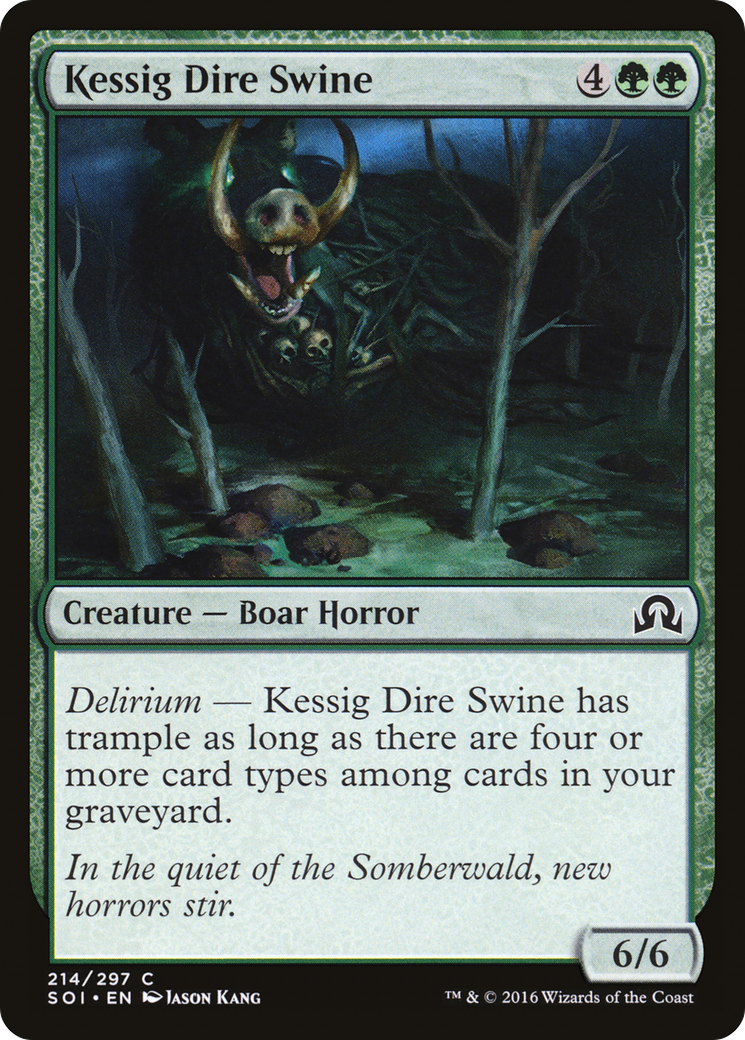 Kessig Dire Swine (SOI-214) - Shadows over Innistrad Foil