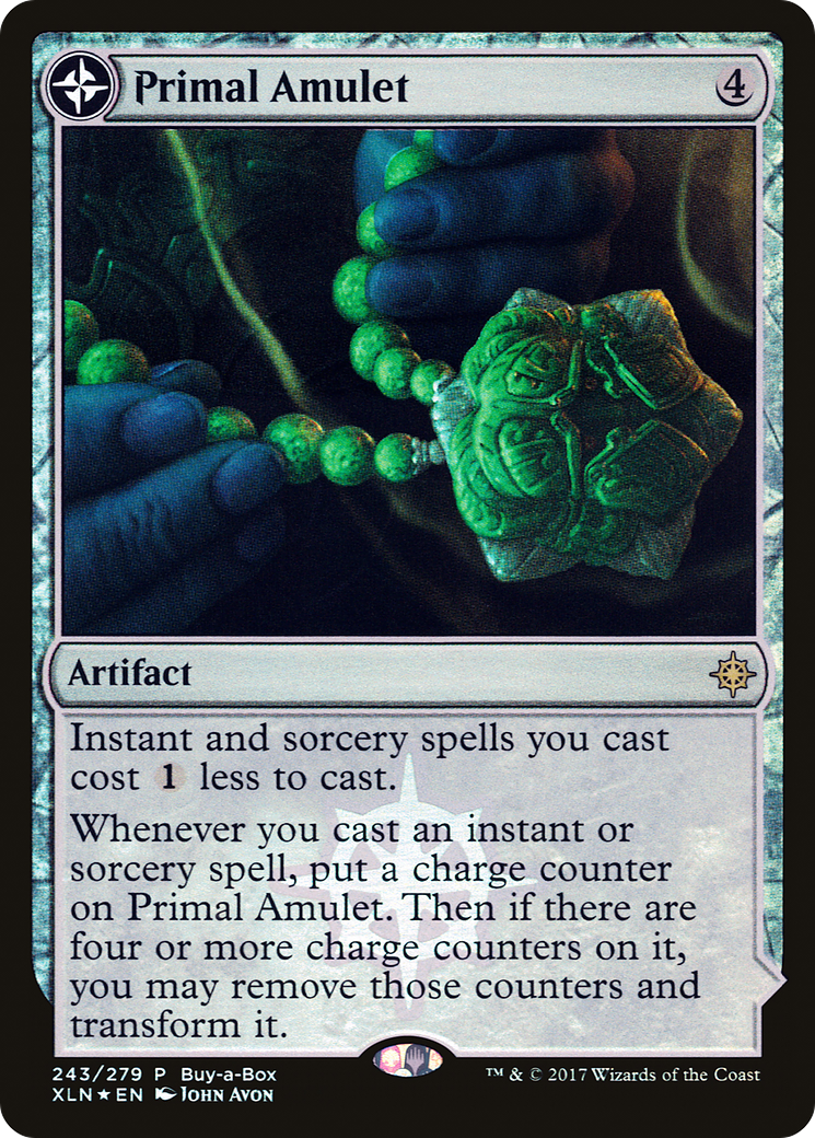 Primal Amulet (BABP-243) - XLN Treasure Chest: (compasslanddfc) Foil