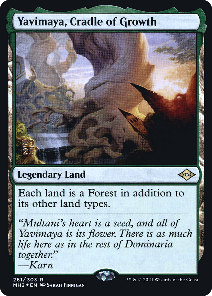 Yavimaya, Cradle of Growth (PRE-261) - Modern Horizons 2 Promos Foil