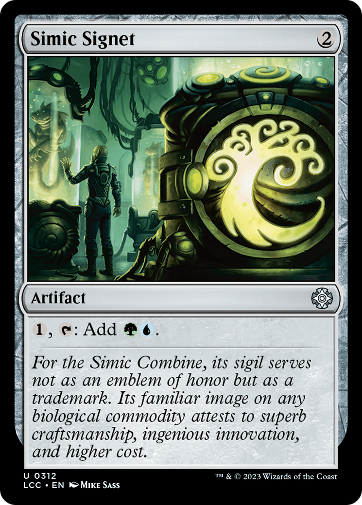 Simic Signet (LCC-312) - The Lost Caverns of Ixalan Commander