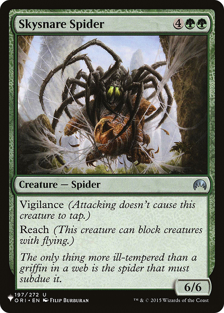 Skysnare Spider (LIST-197/272) - The List