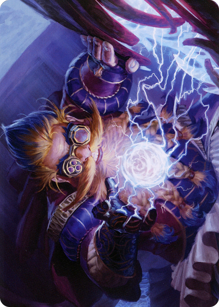 Storm-Kiln Artist // Storm-Kiln Artist (ASTX-013) - Strixhaven Art Series (Borderless) Foil