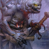 Gray Slaad // Gray Slaad (ACLB-015) - Battle for Baldur's Gate Art Series (Borderless)