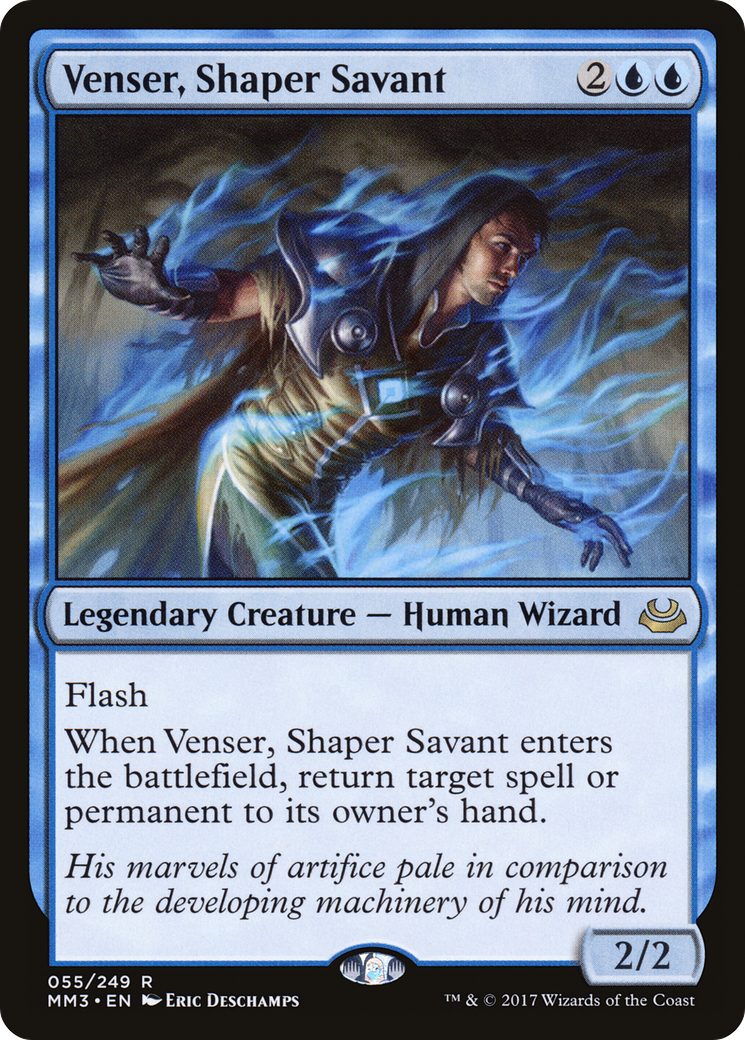 Venser, Shaper Savant (MM3-055) - Modern Masters 2017 Foil