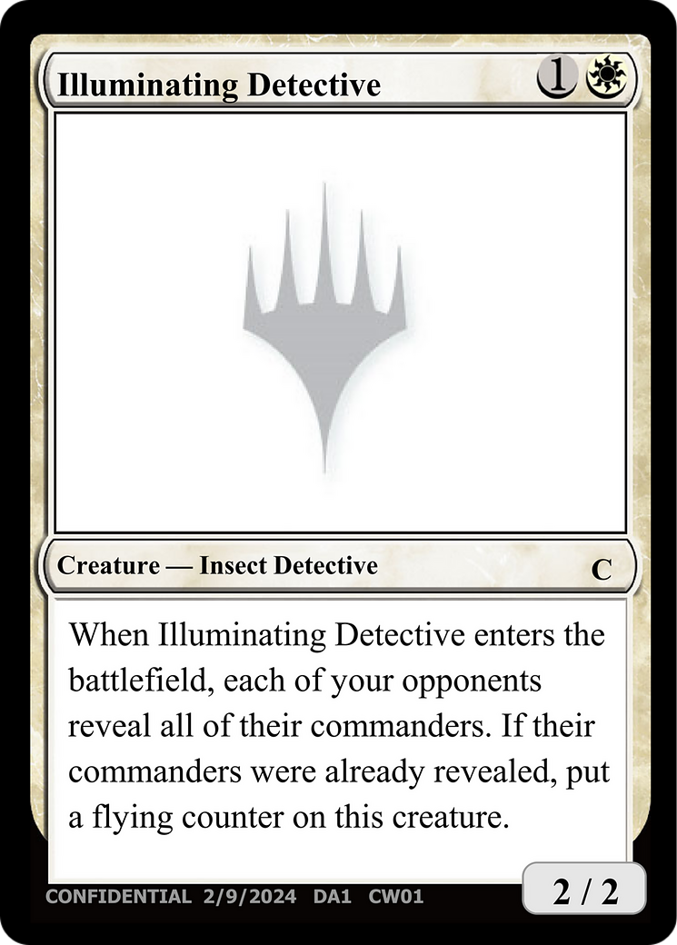 Illuminating Detective (UNK-CW01) - Unknown Event