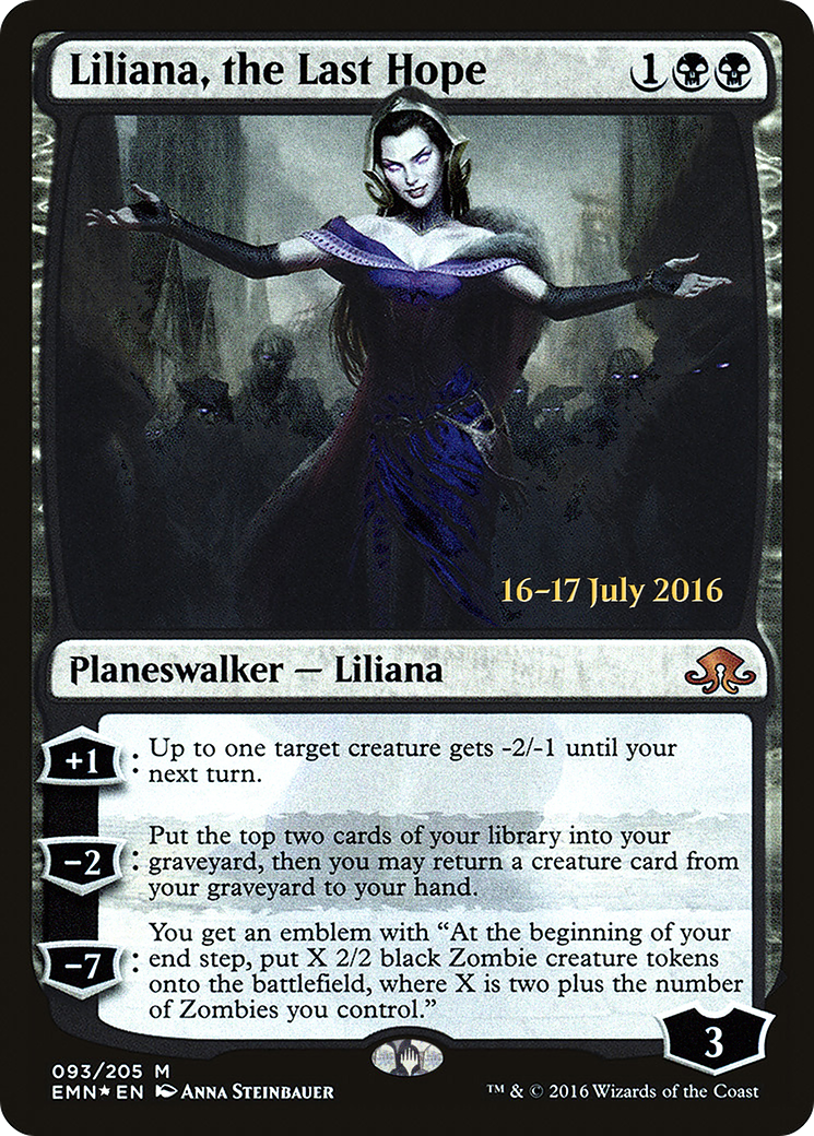 Liliana, the Last Hope (PRE-093) - Eldritch Moon Promos Foil