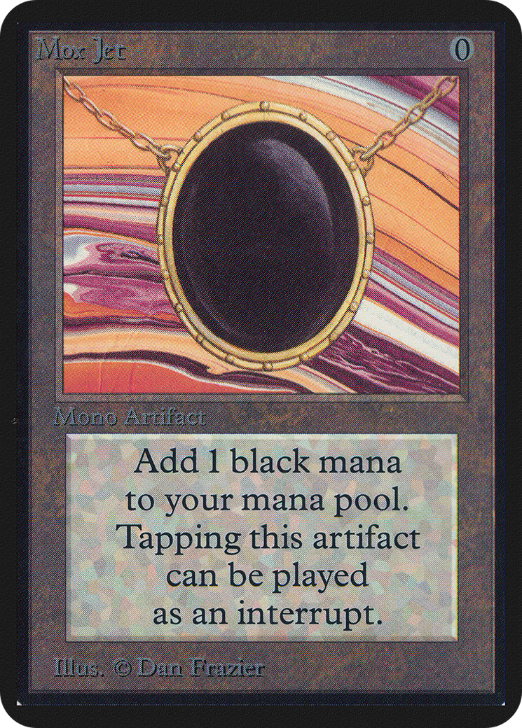 Mox Jet (LEA-) - Limited Edition Alpha