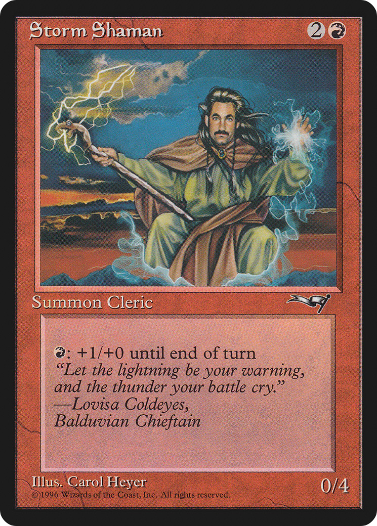 Storm Shaman (Male) (ALL-119) - Alliances