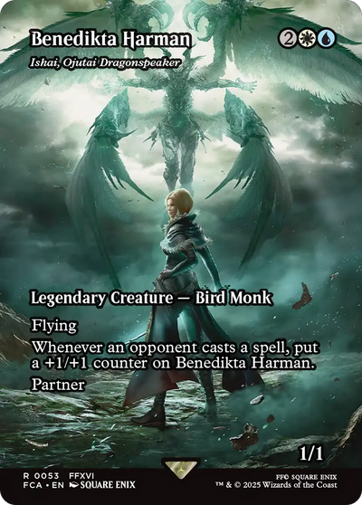 Benedikta Harman - Ishai, Ojutai Dragonspeaker (Showcase) (FCA-053) - FINAL FANTASY: Through the Ages / Benedikta Harman (Borderless)