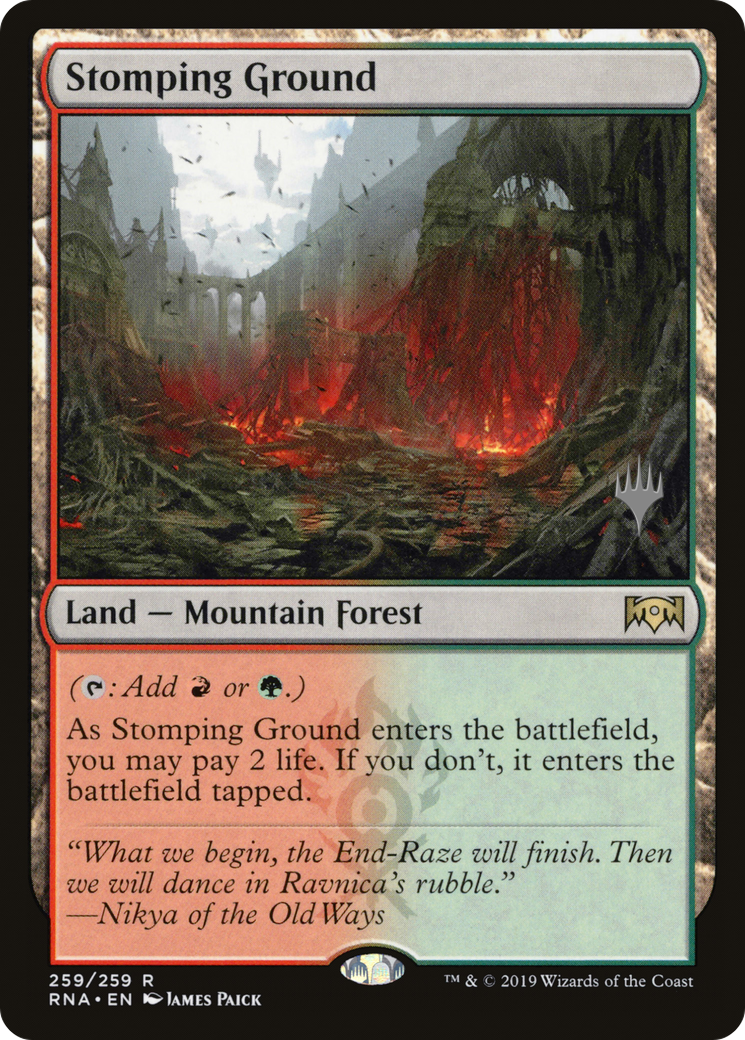 Stomping Ground (PPELD-259) - Ravnica Allegiance Promos