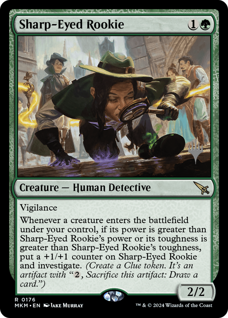 Sharp-Eyed Rookie (Promo Pack) [Murders at Karlov Manor Promos]