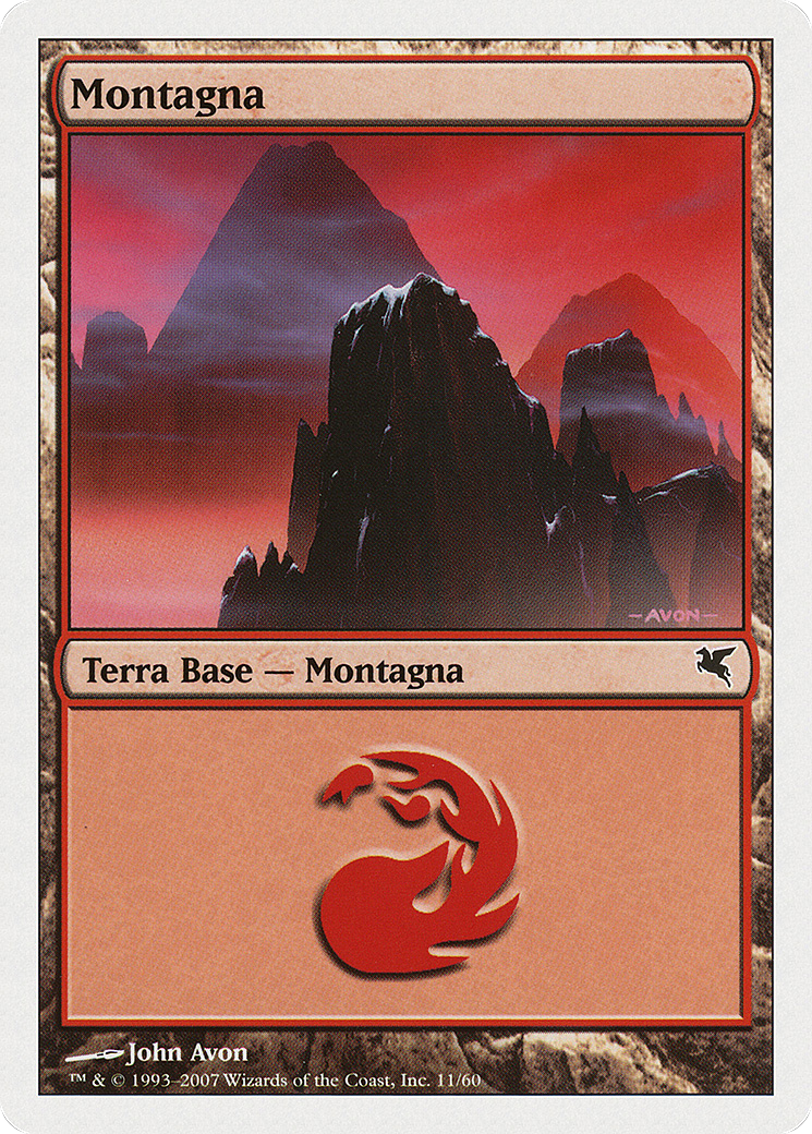 Mountain (Italian) - "Montagna" (K11) (PSAL-K11) - Salvat 2005