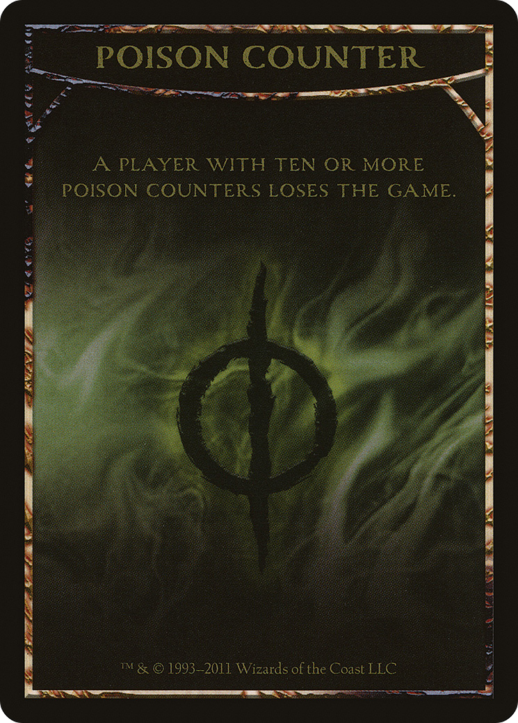 Poison Counter Token (MBS-) - Mirrodin Besieged Tokens