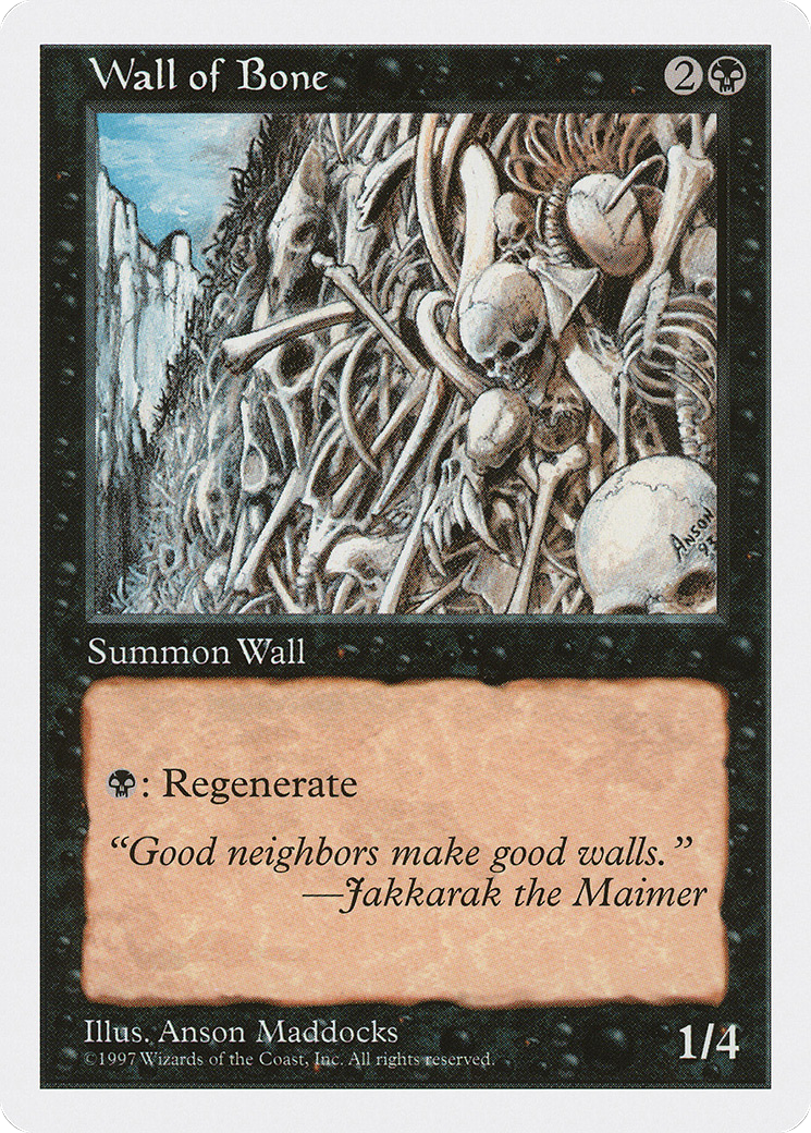 Wall of Bone (5ED-) - Fifth Edition