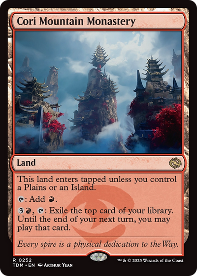 Cori Mountain Monastery (TDM-252) - Tarkir: Dragonstorm