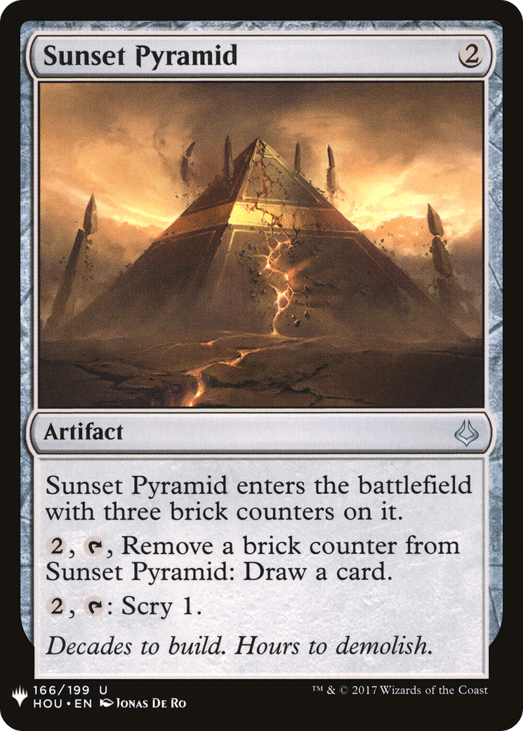 Sunset Pyramid (LIST-HOU-166) - The List