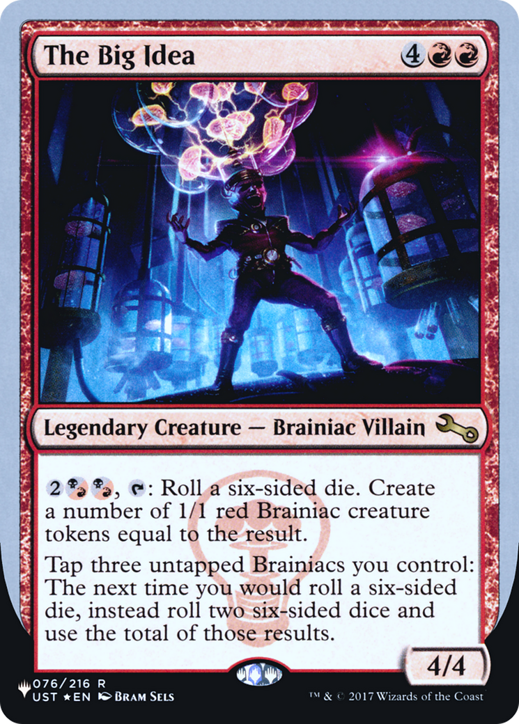 The Big Idea (LIST-076/216) - The List (Unfinity Foil Edition) Foil