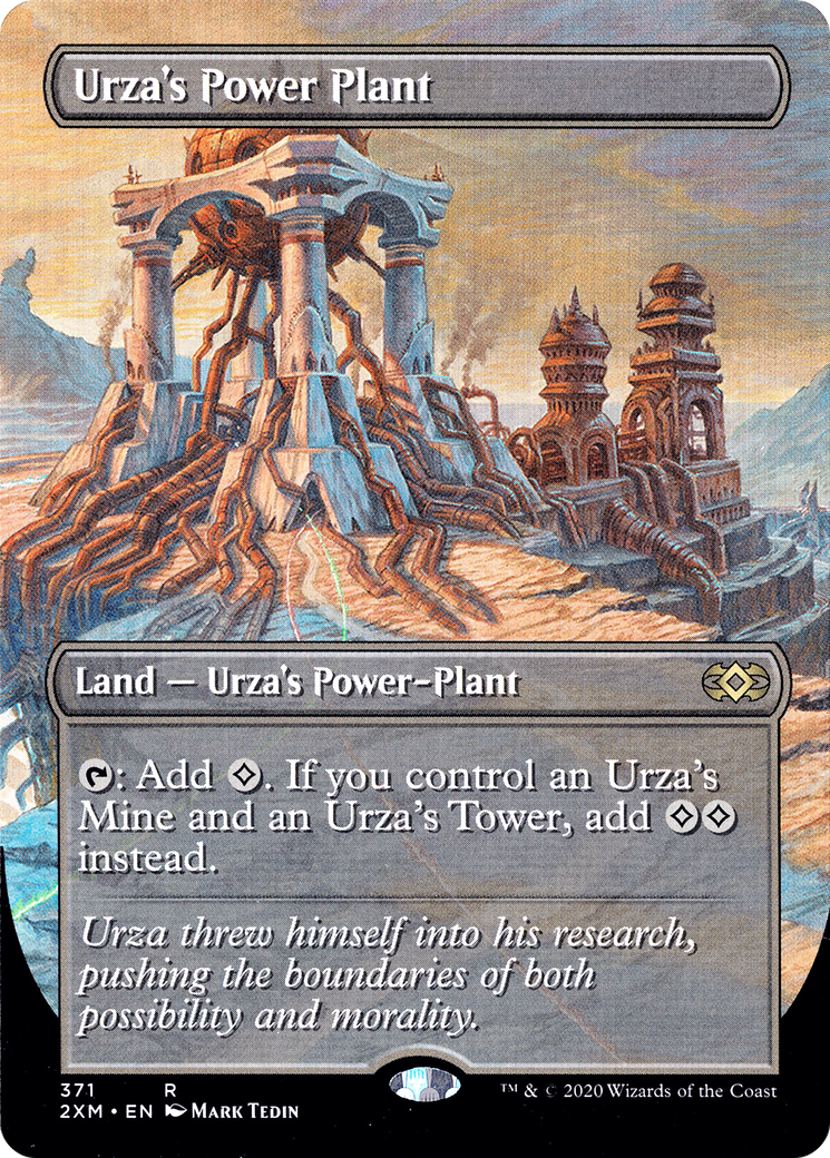 Urza's Power Plant (Borderless) (2XM-371) - Double Masters (Borderless)
