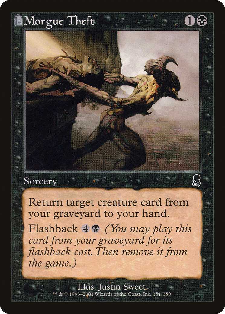 Morgue Theft (ODY-151) - Odyssey: (tombstone) Foil