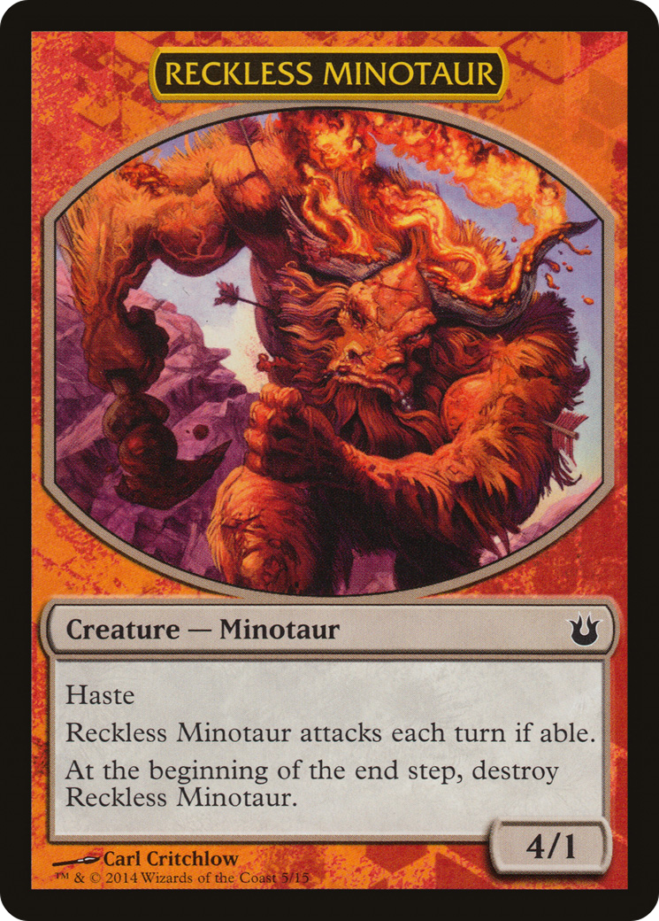 Reckless Minotaur (HERO-) - Battle the Horde
