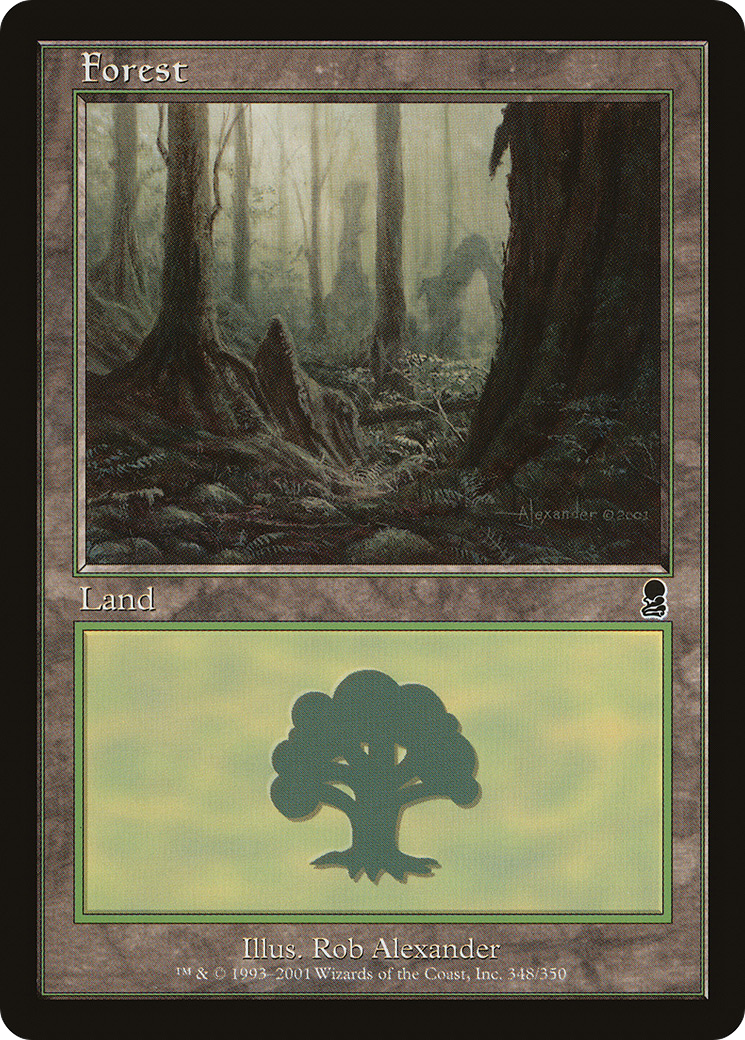 Forest (348) (ODY-348) - Odyssey Foil