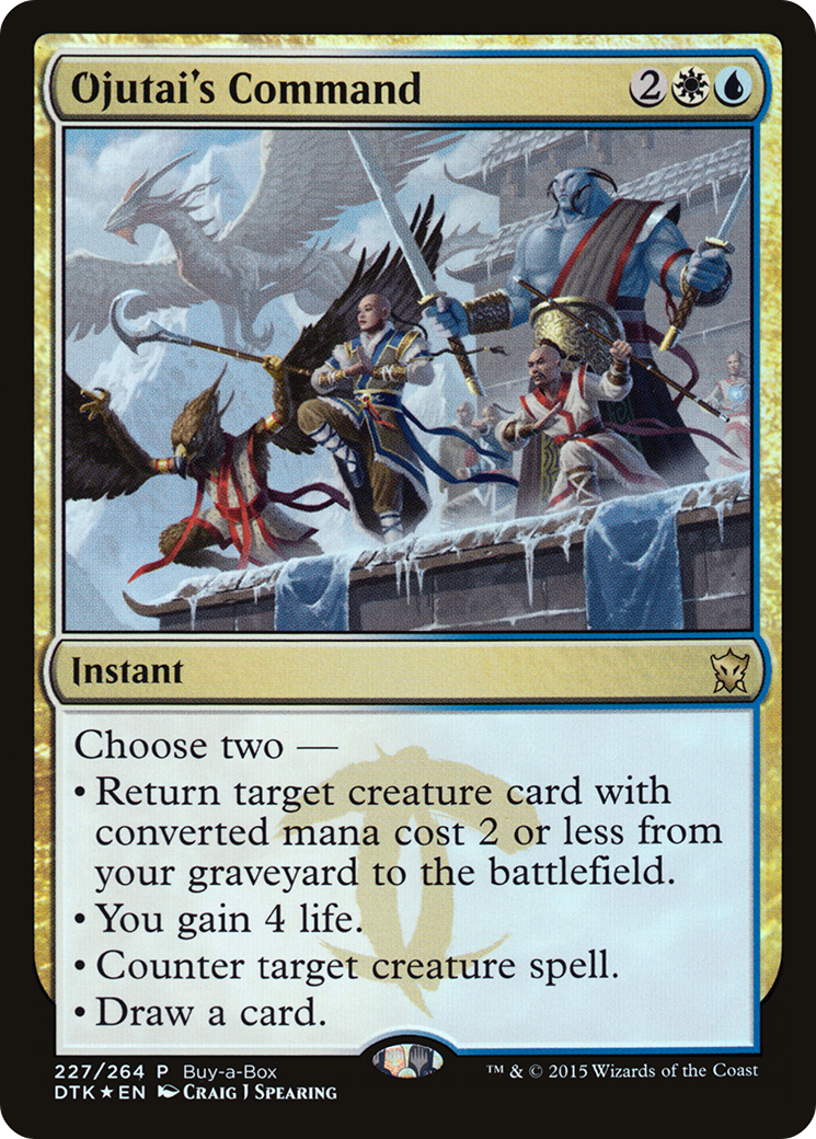 Ojutai's Command (BABP-227) - Dragons of Tarkir Promos Foil