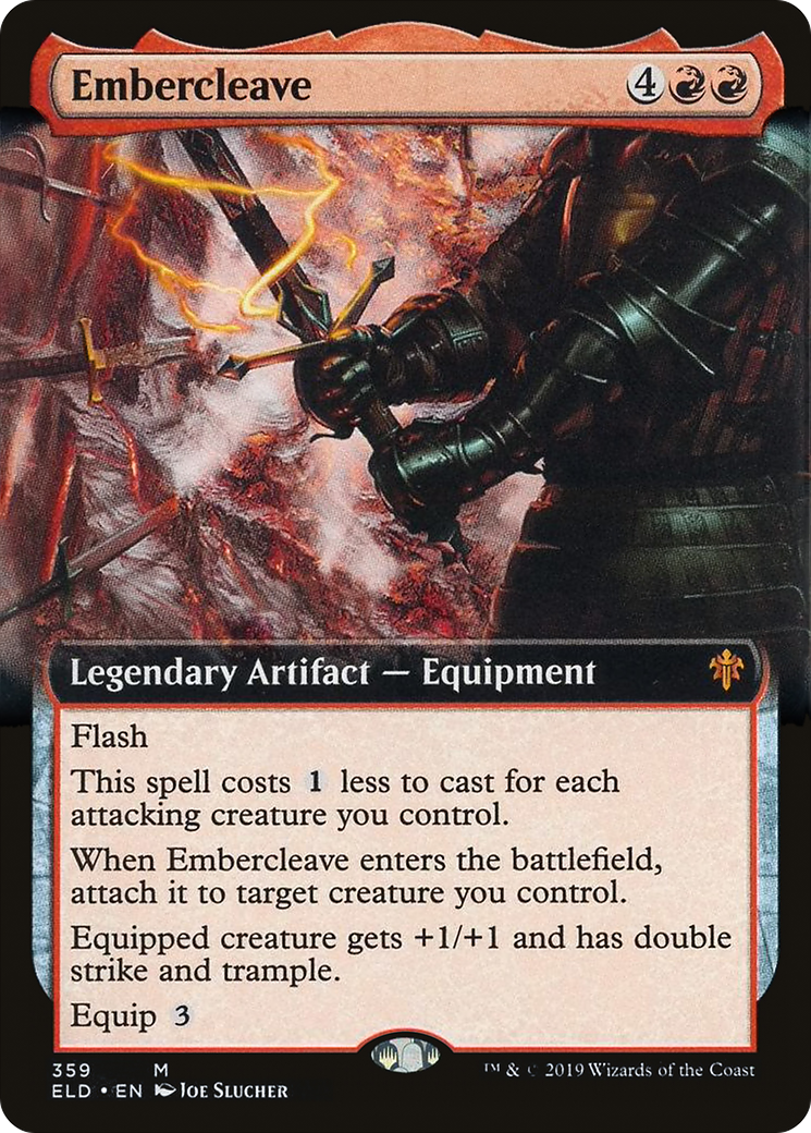 Embercleave (Extended Art) (ELD-359) - Throne of Eldraine: (Extended Art) Foil