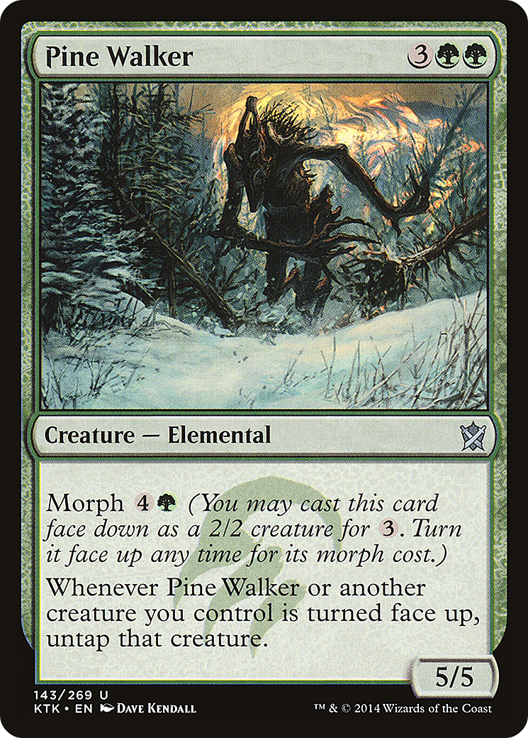 Pine Walker (KTK-143) - Khans of Tarkir Foil