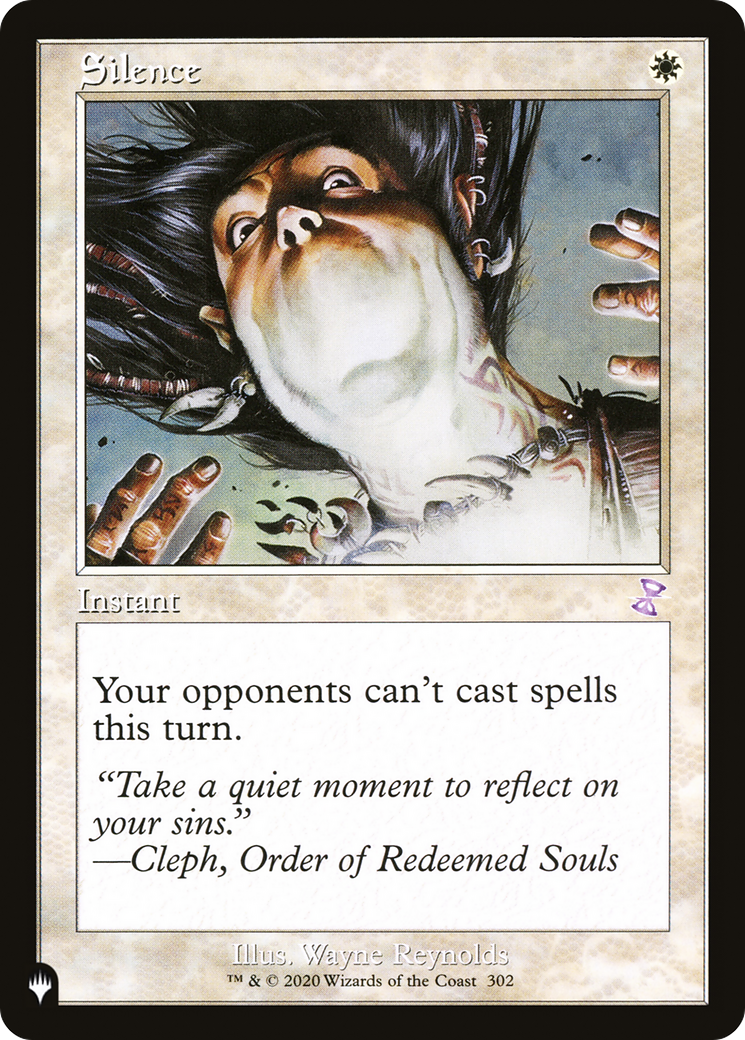 Silence (LIST-302/289) - The List