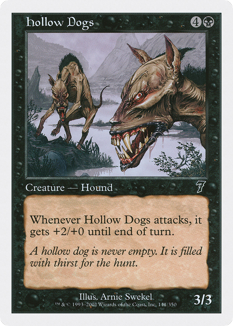 Hollow Dogs (7ED-141) - 7th Edition Foil