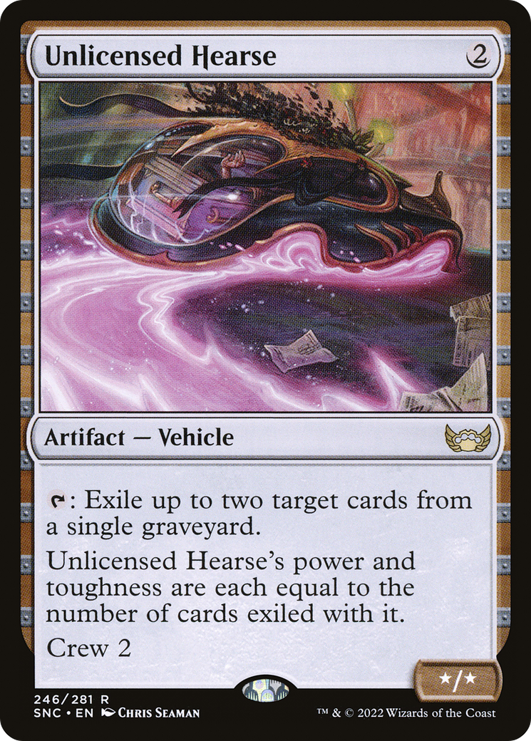 Unlicensed Hearse (SNC-246) - Streets of New Capenna