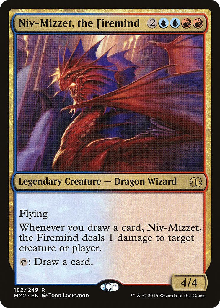 Niv-Mizzet, the Firemind (MM2-182) - Modern Masters 2015 Foil