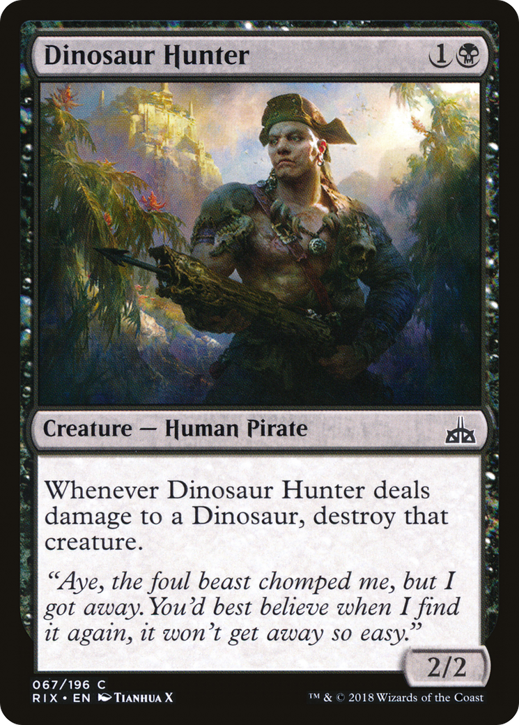Dinosaur Hunter (RIX-067) - Rivals of Ixalan