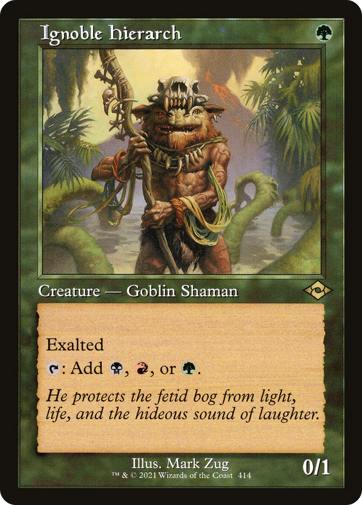 Ignoble Hierarch (Retro Frame) (MH2-414) - Modern Horizons 2 Foil