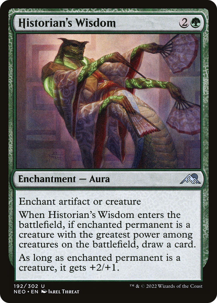 Historian's Wisdom (NEO-192) - Kamigawa: Neon Dynasty