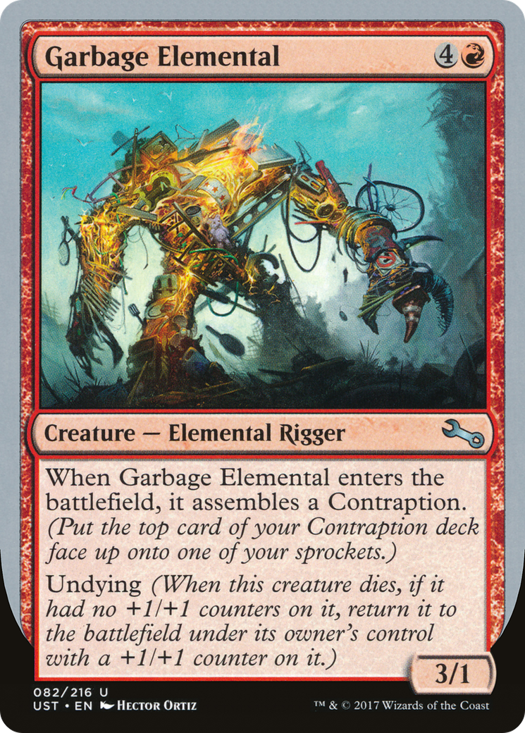 Garbage Elemental (B) (UST-082) - Unstable Foil