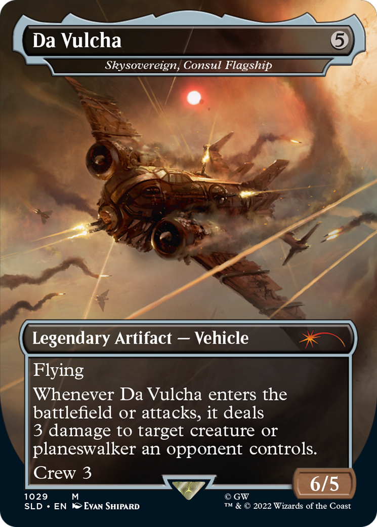 Da Vulcha - Skysovereign, Consul Flagship (Borderless) (SLD-1029) - Secret Lair Drop / Da Vulcha (Borderless)