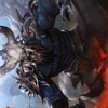 Frenzied Raider // Frenzied Raider (ASKHM-034) - Art Series: Kaldheim (Borderless) Foil